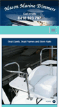 Mobile Screenshot of masonmarine.com.au